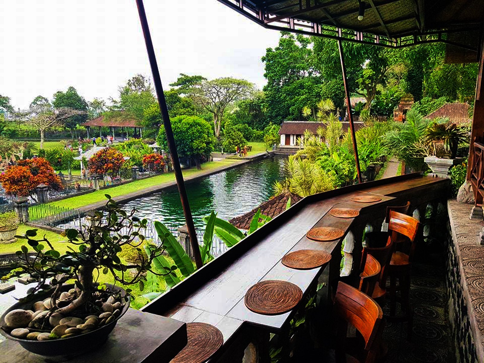 View from the restaurant. Img: Tirta Ayu official