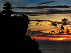 Sunset at Uluwatu Temple