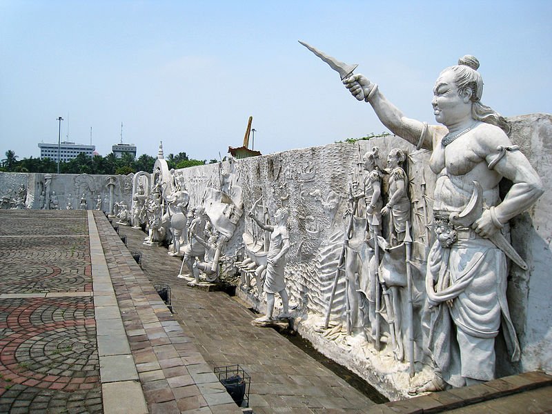 Relief of History in Monas National Monument