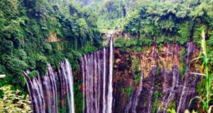 Tumpak Sewu Waterfall From Panorama Spot