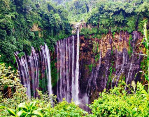 Tumpak Sewu Waterfall From Panorama Spot