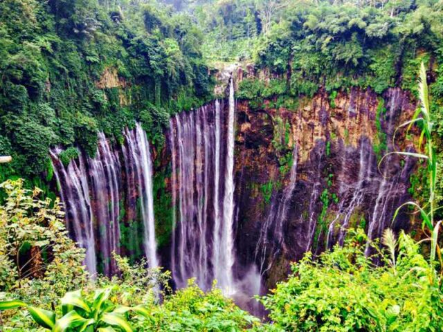 Tumpak Sewu Waterfall Tumpak Sewu Waterfall From Panorama Spot