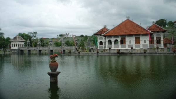 Ujung Water Palace Wide Pond