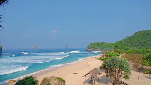 Goa Cina Beach Malang Activities Entrance Fee Idetrips