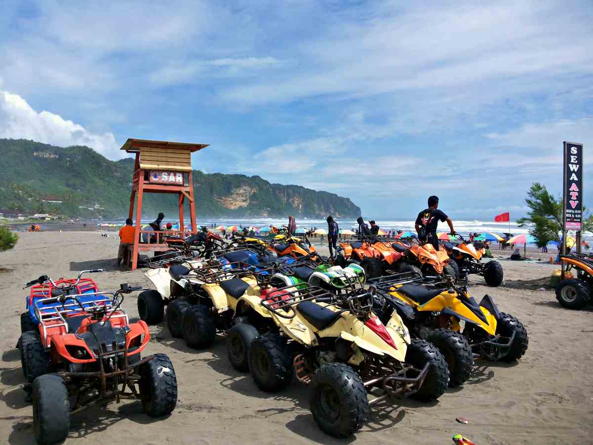 ATV Ride Parangtritis beach