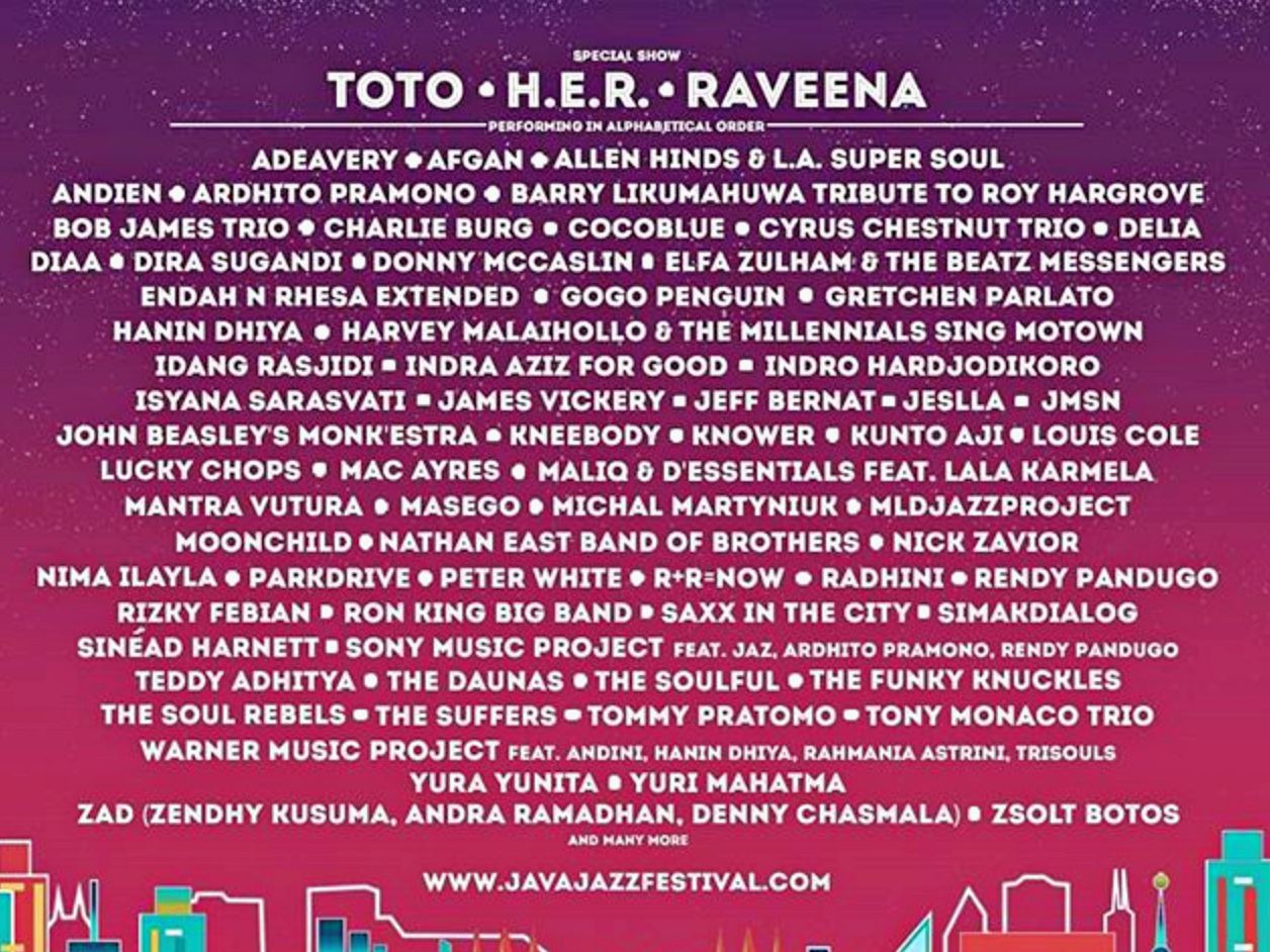 Artist Lineup 2019