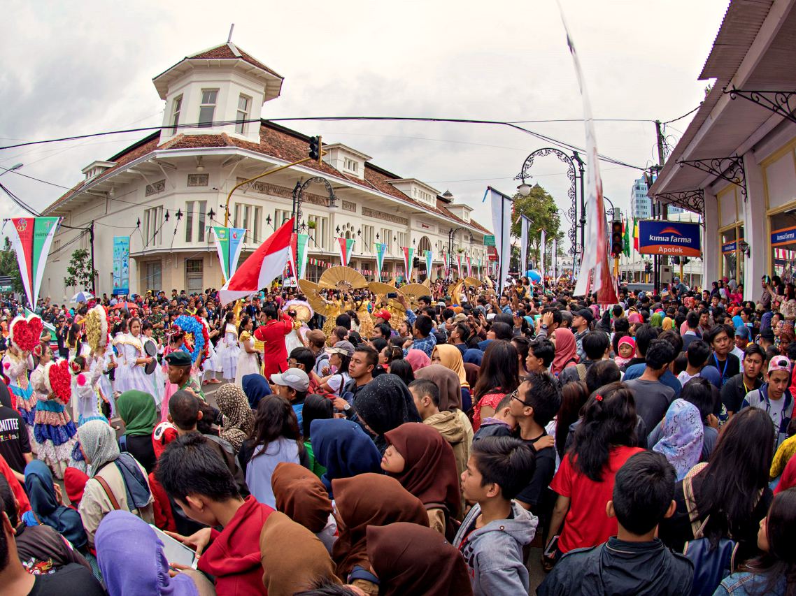 The festiveness of Asia African Carnival