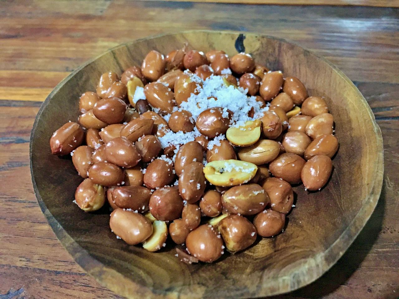 deep fried peanuts nakula night market