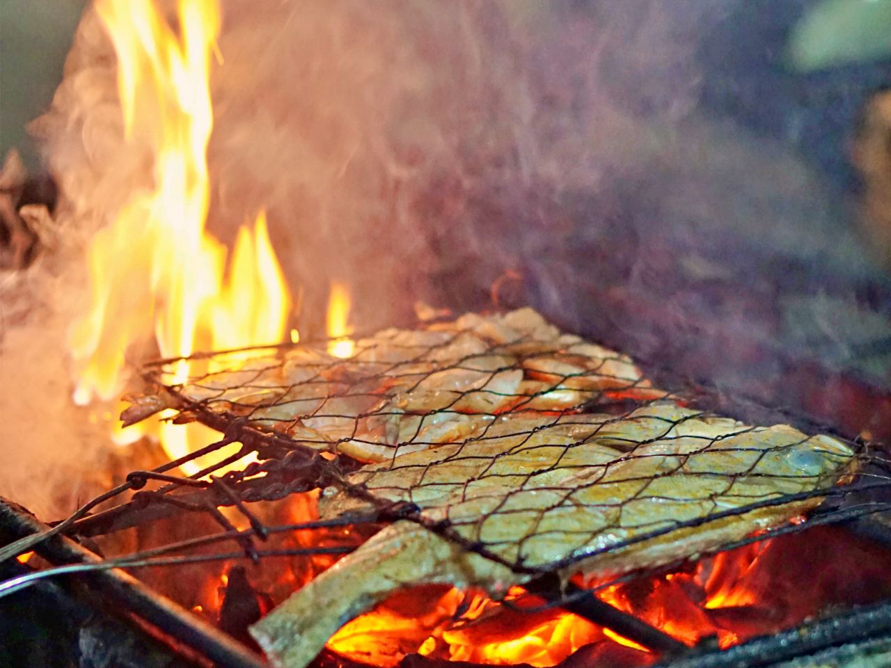 grilled fish dish nakula night market
