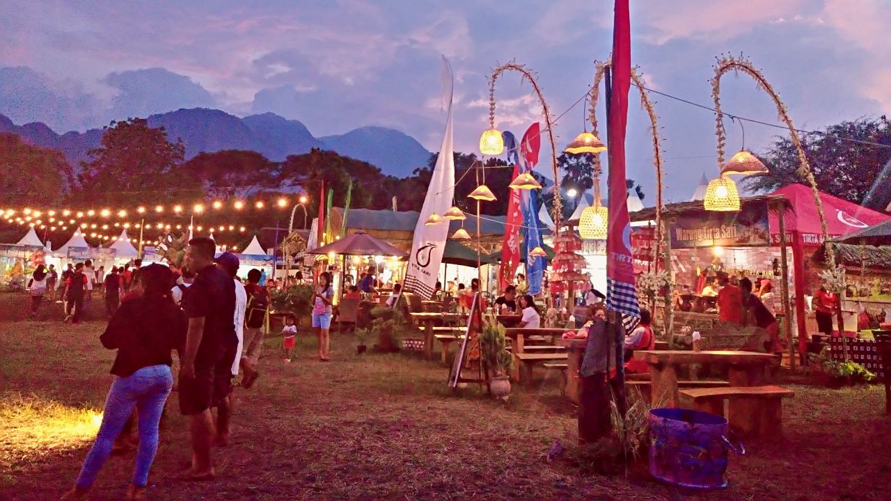 food booth pemuteran bay festival