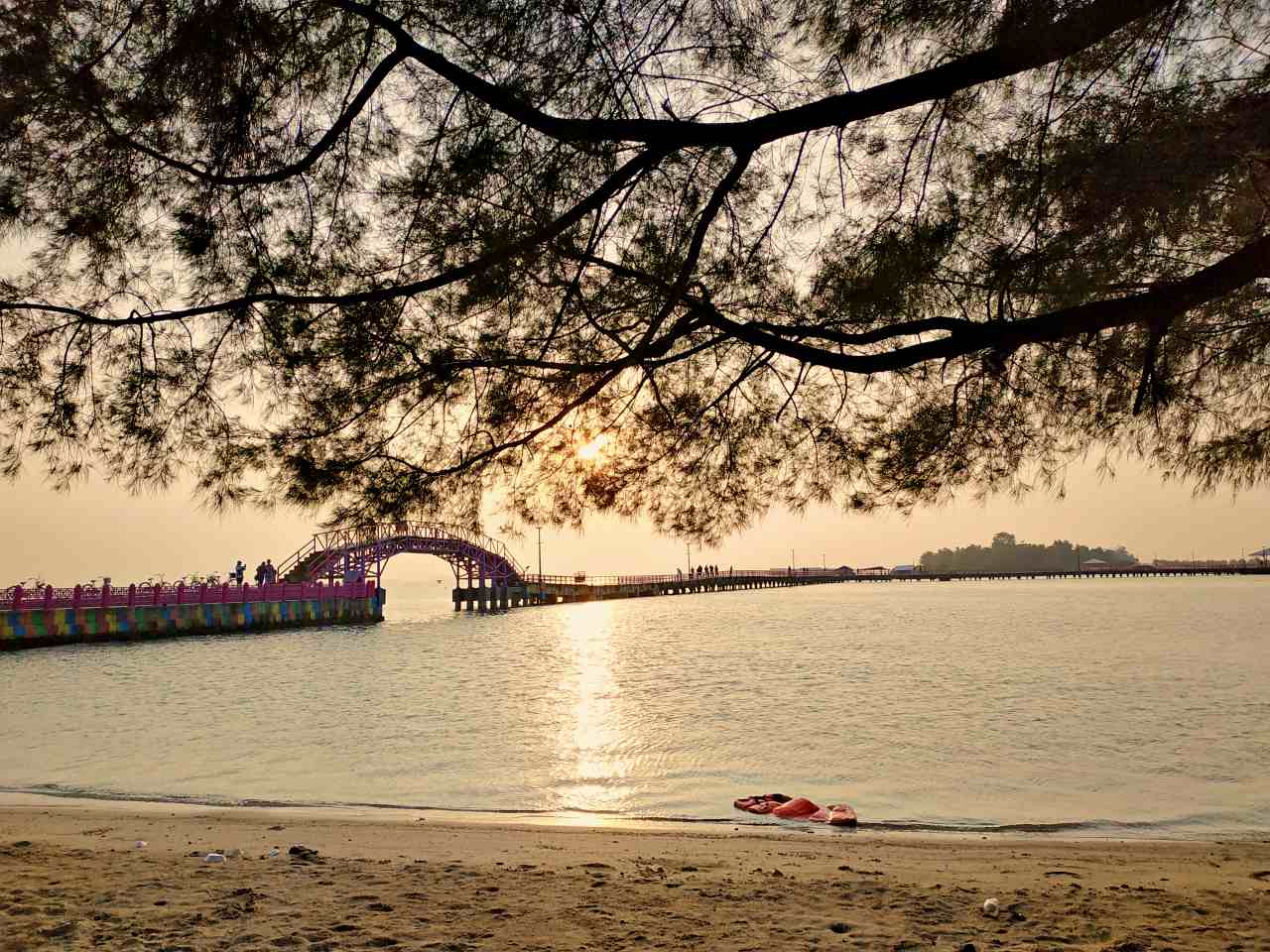 sunset spot tidung