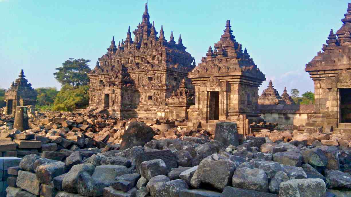 The temple ruins 