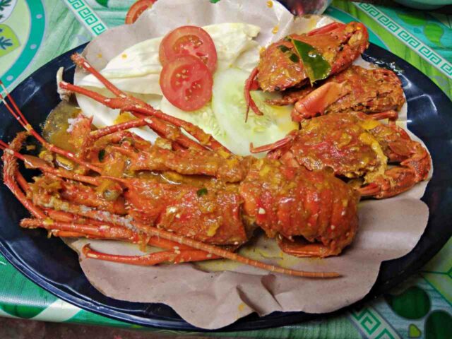 fresh seafood dish