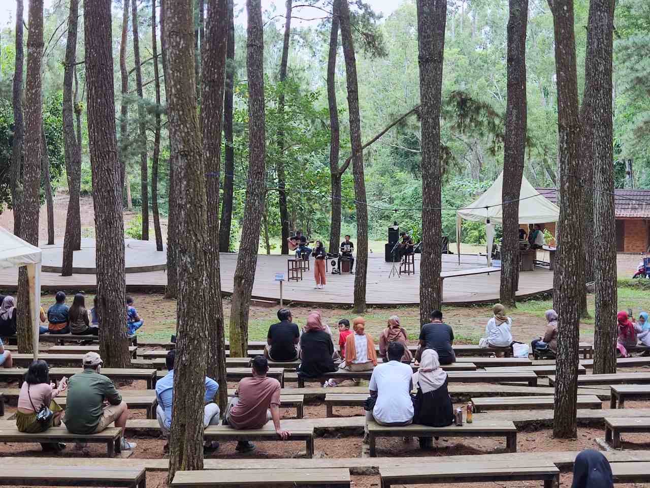 imogiri pine forest amphitheater 