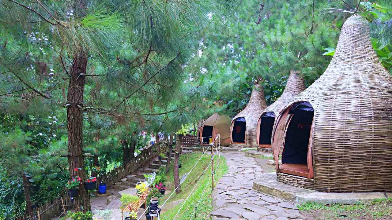 glamping site the lodge maribaya