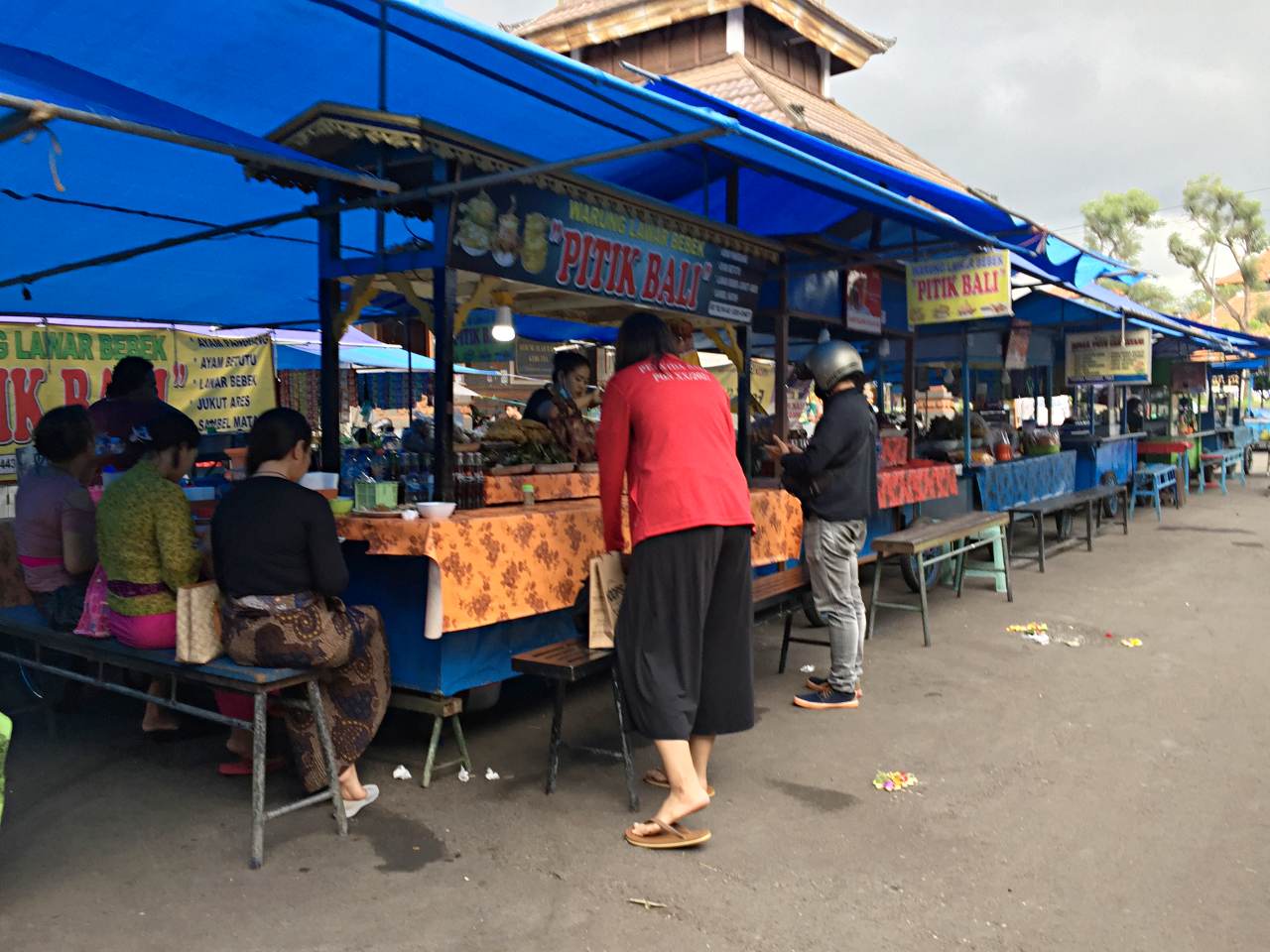 gianyar night market temporary location