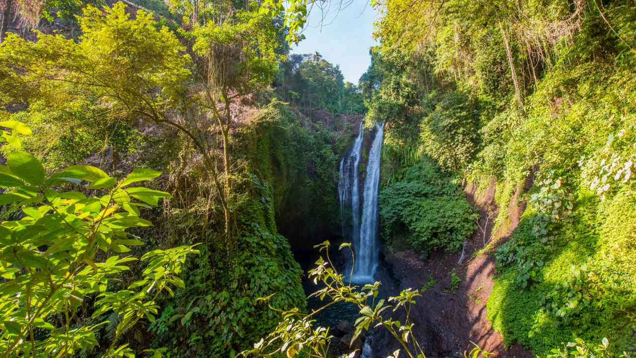 twin waterfall, aling-aling