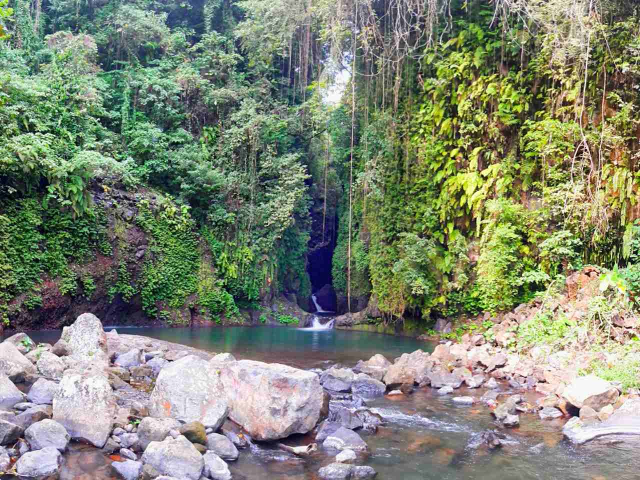 blue lagoon waterfall