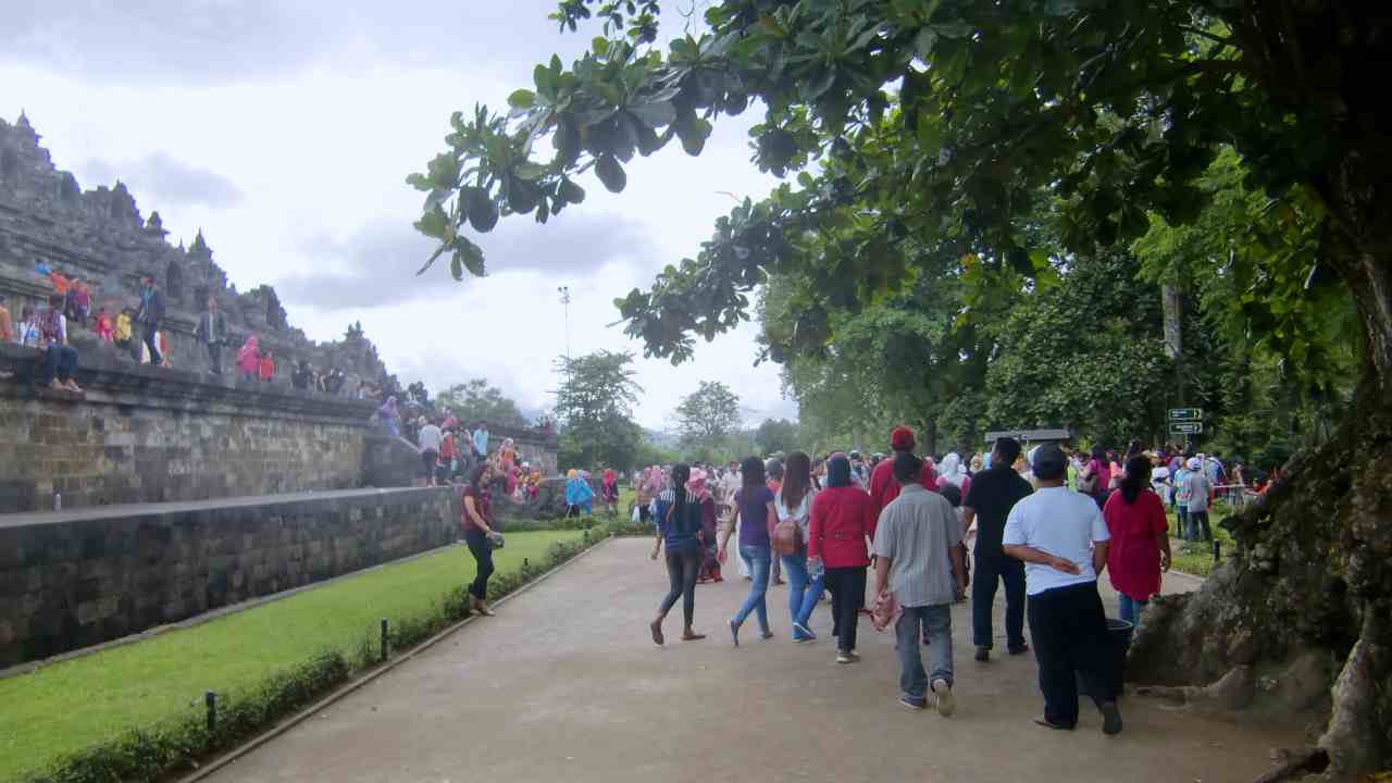 temple visitors 