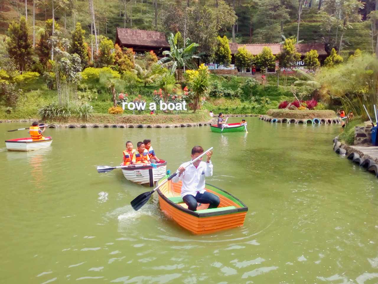 paddling boats