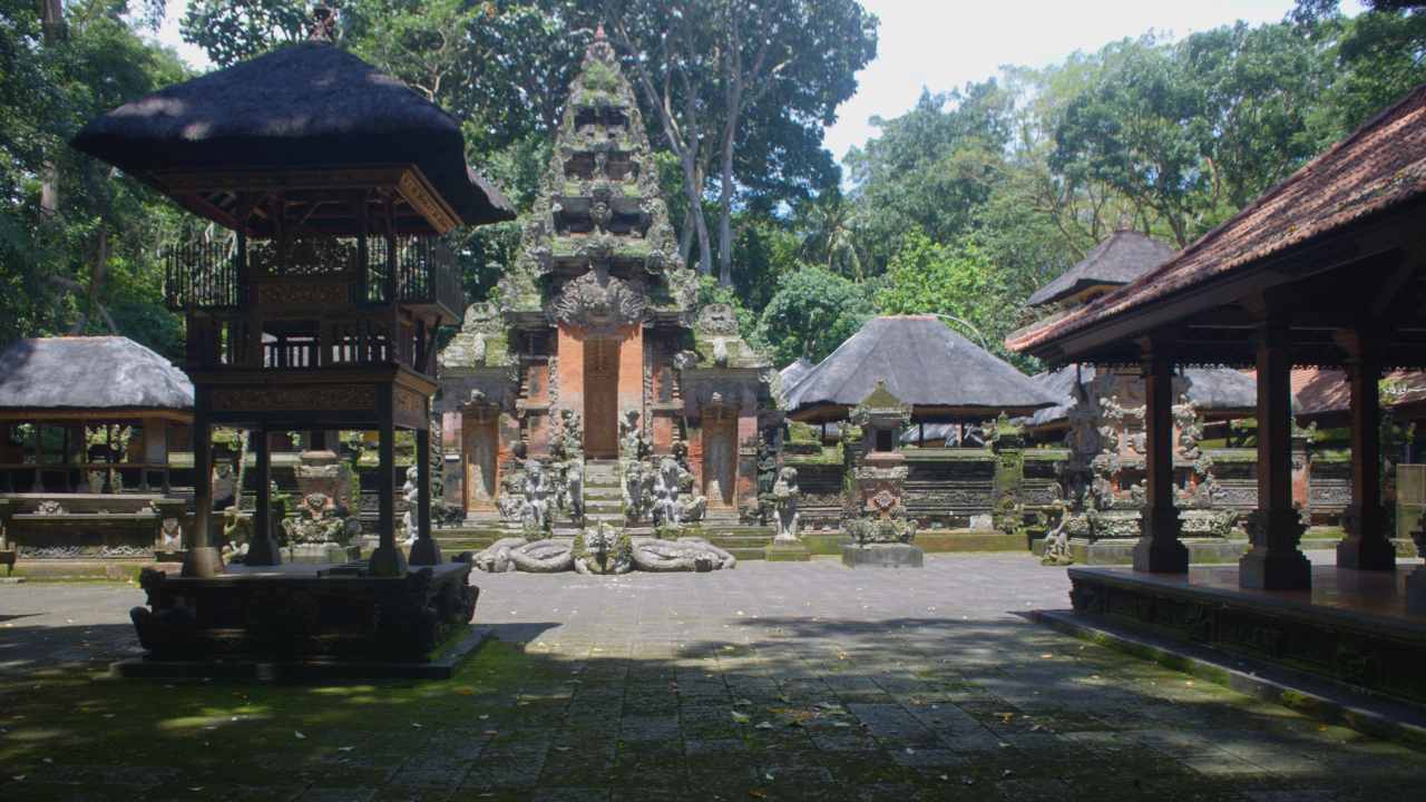 temple in monkey forest ubud 