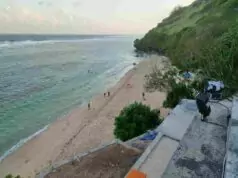 beach view from above