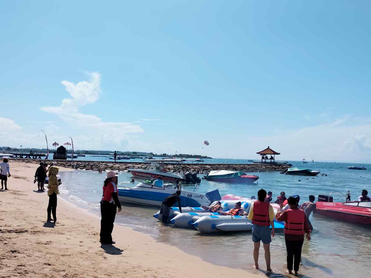 fly fish at tanjung benoa beach 