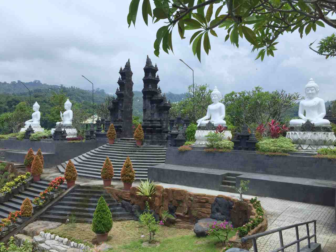 statues in brahma vihara arama. 