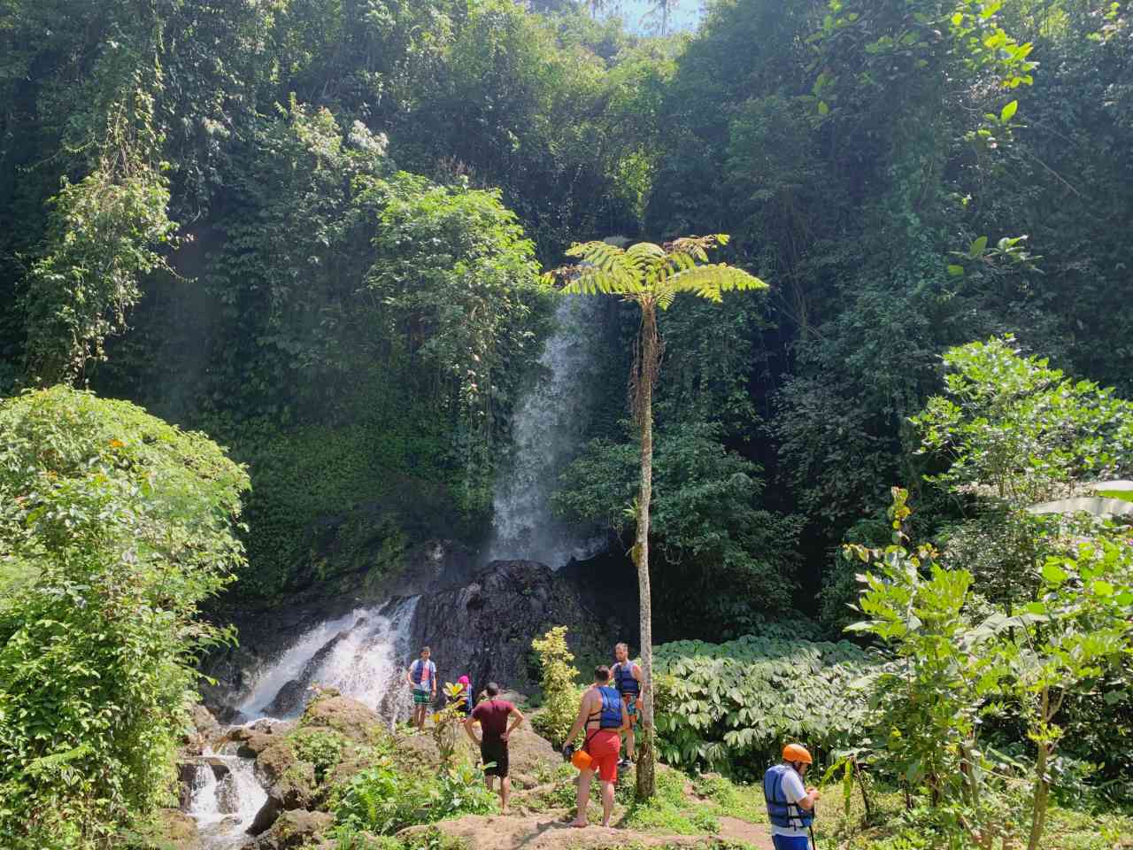 telaga waja waterfall 