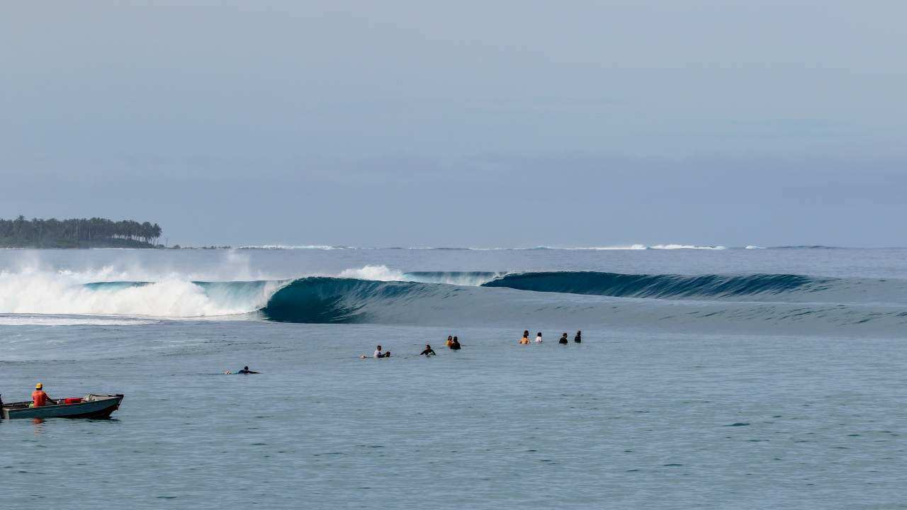 some of surfing spots in mentawai islands 