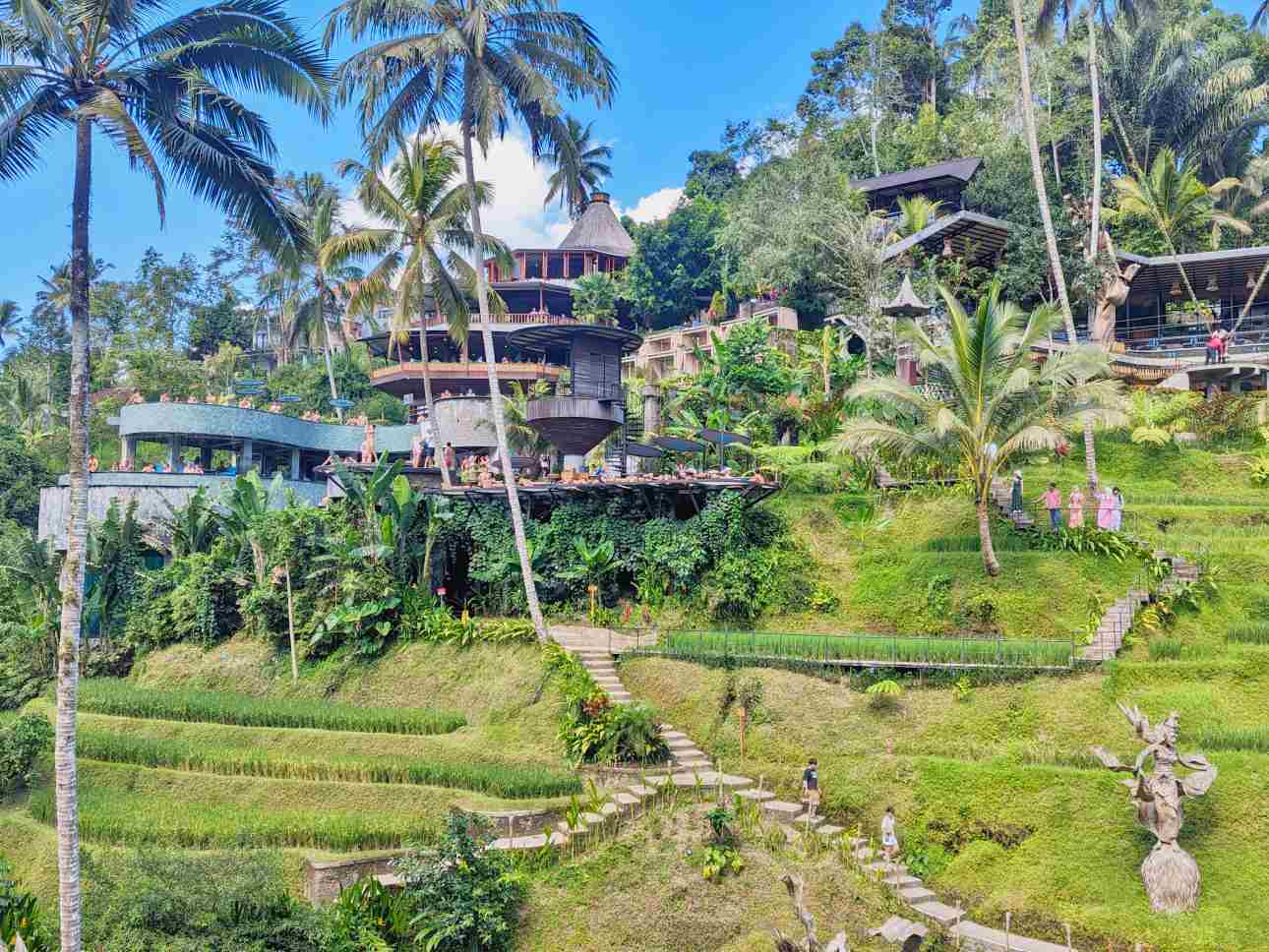 Alas Harum Ubud swing and tiered pool 